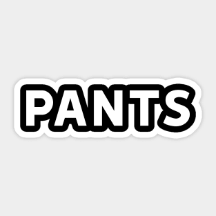 Pants Sticker